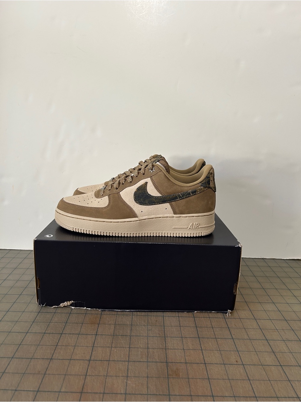 Nike Air Force 1 Low ‘07 ‘Realtree Rattan Rocky Tan Seal Brown Camo’
